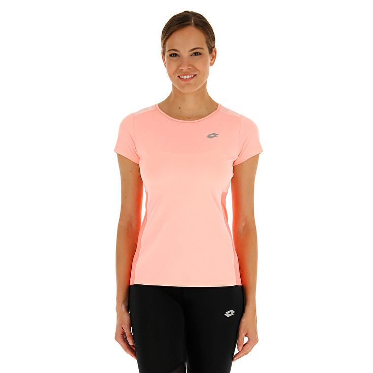 Lotto Speedrun Ii Pl Camisetas Mujer - Coral - Colombia FUHQPCA-40